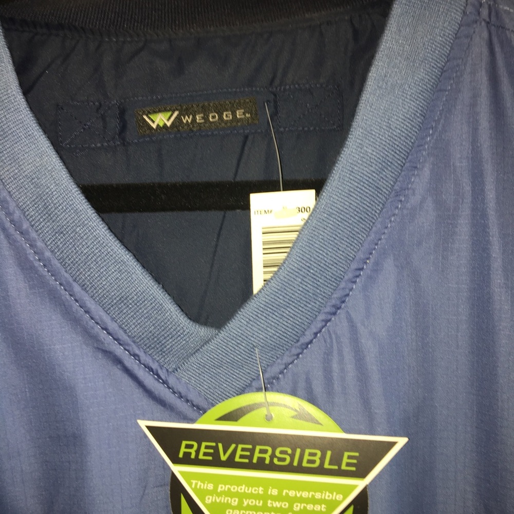 Wedge - men’s reversible pullover jacket.